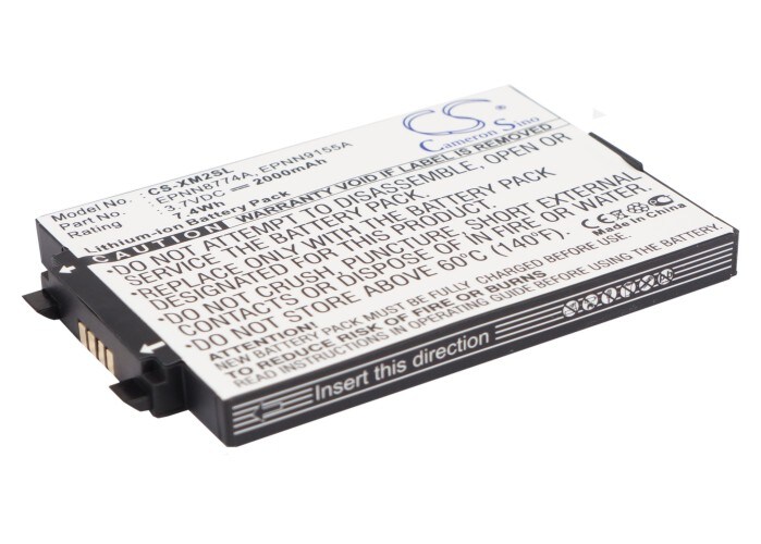 Mediespillerbatteri for Pioneer Inno XM2go, Airware XM2GO, Airware osv.