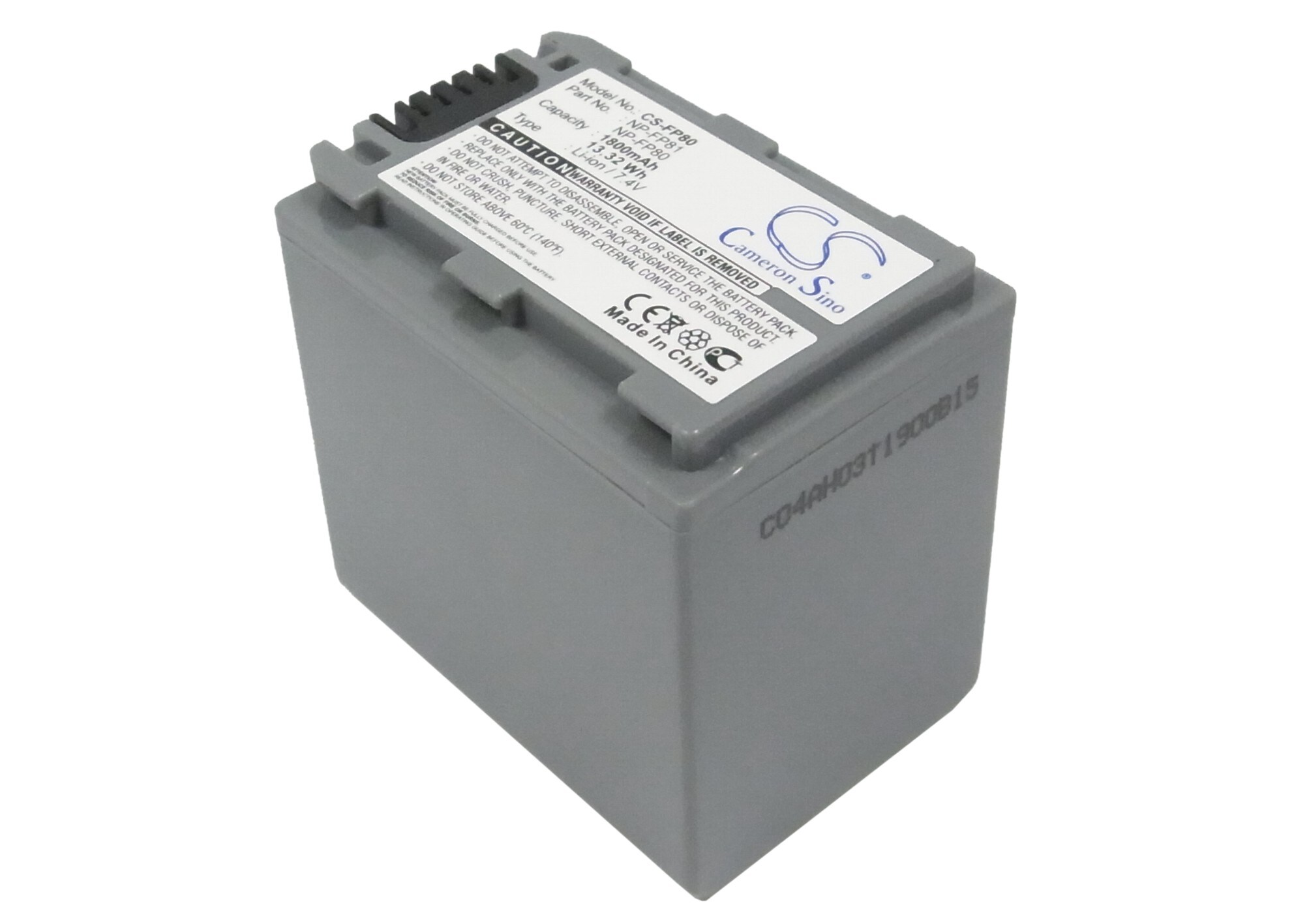 Batteri til kamera for Sony DCR-DVD92, DCR-DVD92E, DCR-HC16 osv.