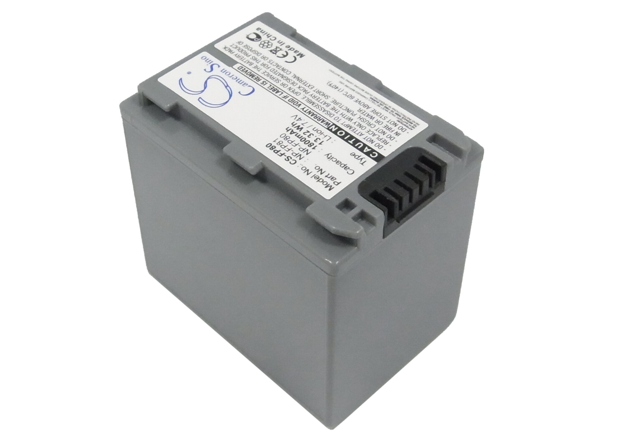 Batteri til kamera for Sony DCR-DVD92, DCR-DVD92E, DCR-HC16 osv.