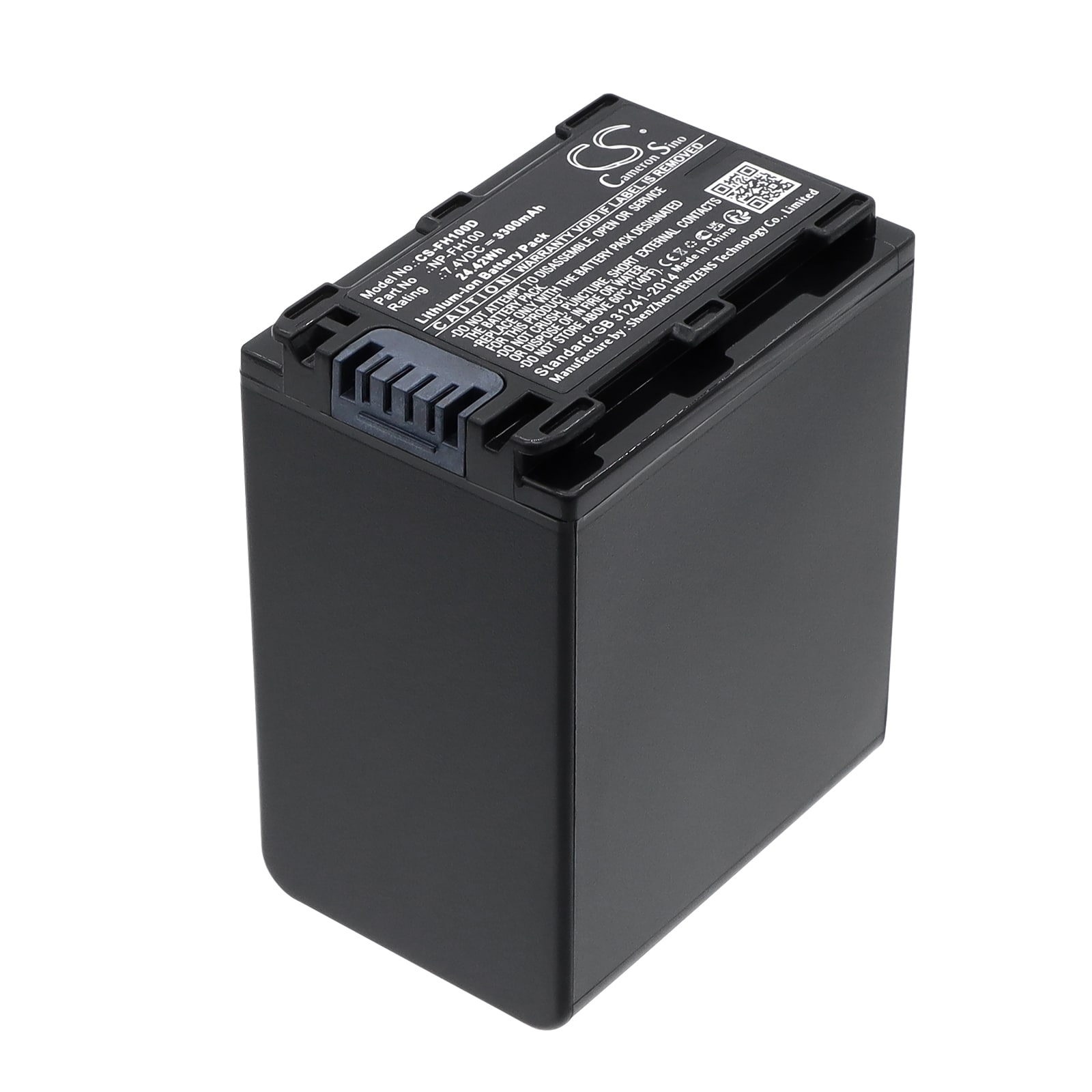 Batteri til kamera for Sony DCR-DVD908E, DCR-HC47, HDR-HC7E og andre.