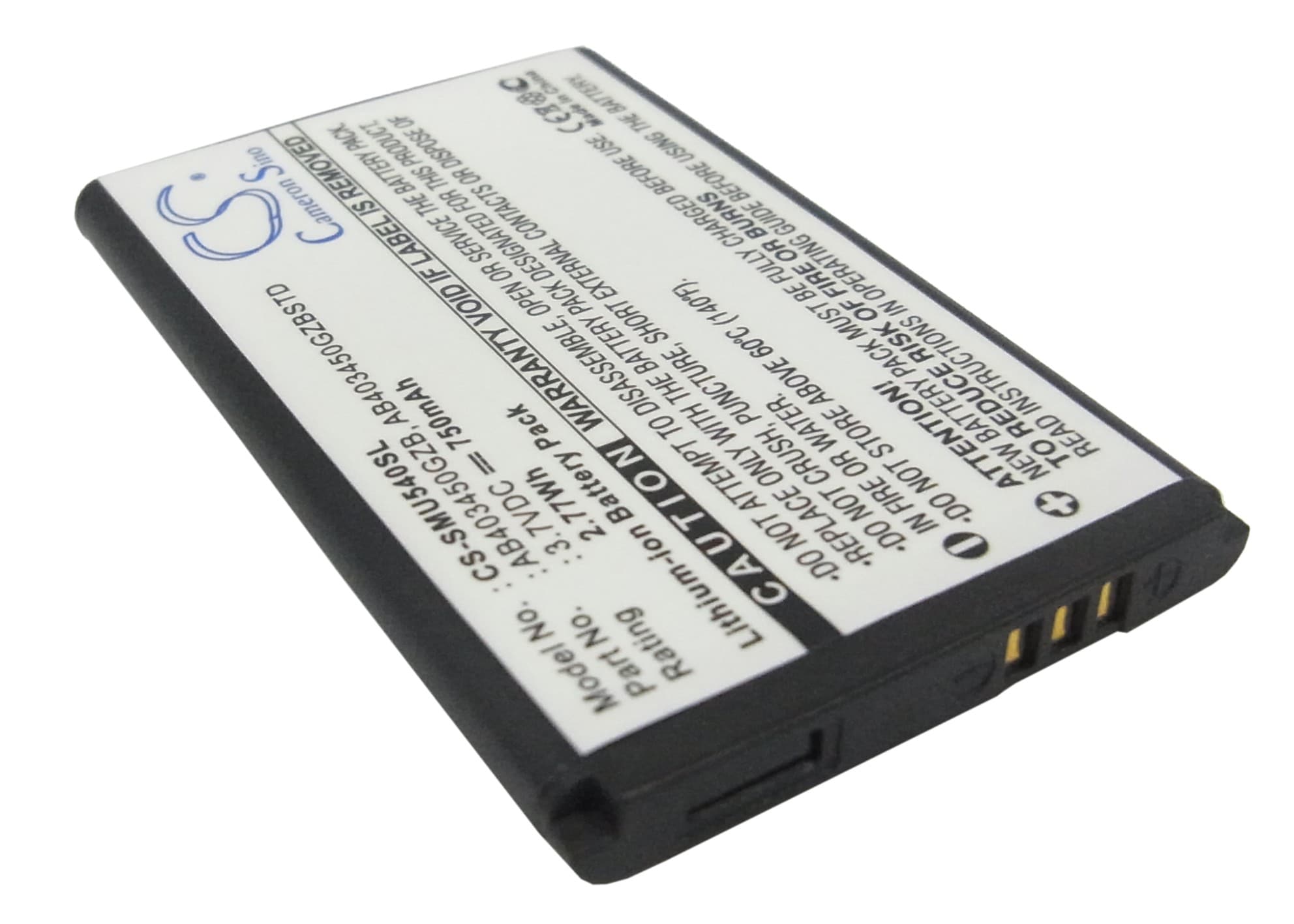Batteri for SmartPhone, Mobil for Samsung SGH-U540, SGH-U550, SCH-U540 og andre.