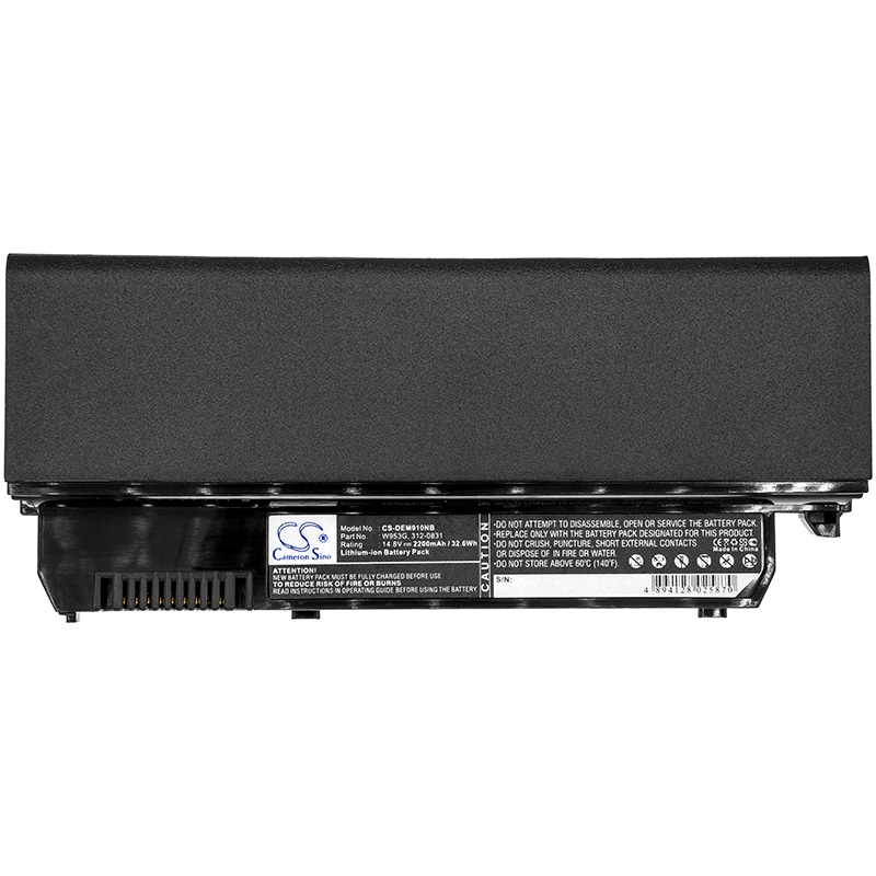 Batteri til bærbar PC for DELL Mimi 9, Inspiron 910, PP39S og andre.