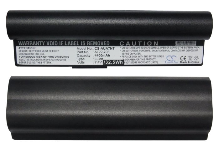Batteri til bærbar PC for Asus Eee PC 703, Eee PC 900a, Eee PC 900HA og andre.