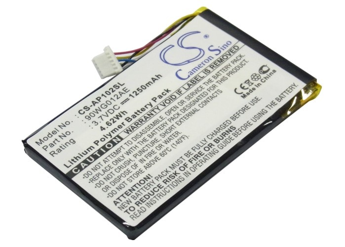 Batteri for navigator, GPS for Asus S102, S102 Multimedia Navigator, 90WG012AE1155L1