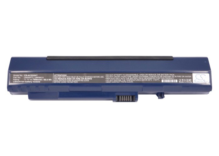 Batteri til bærbar PC for Acer Aspire One, Aspire One A110-1295 og andre.