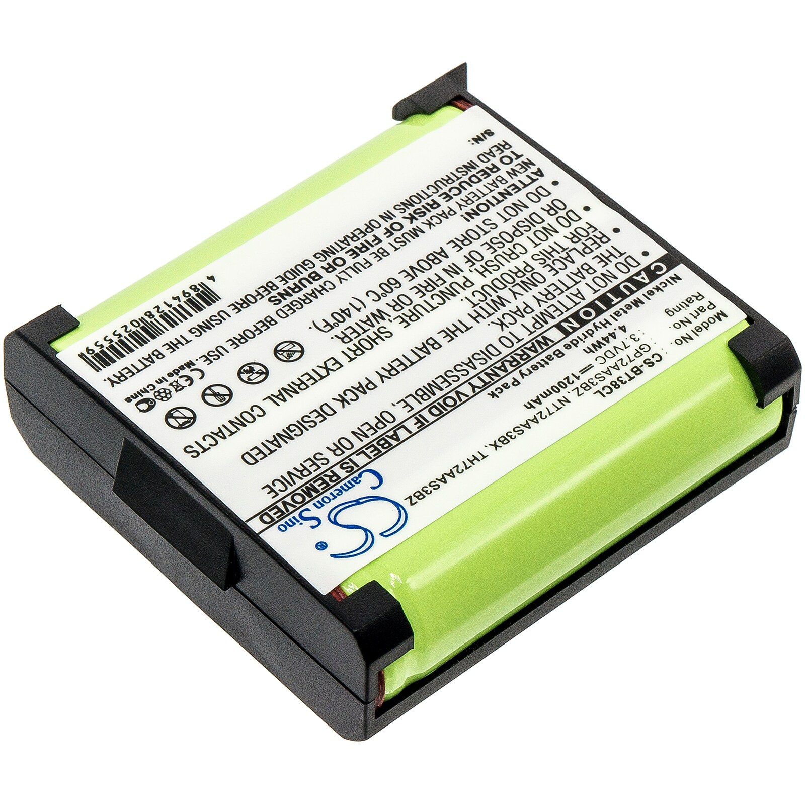 Batteri til trådløs telefon for RCA 2910SST, 2911SST, 2912SST osv.