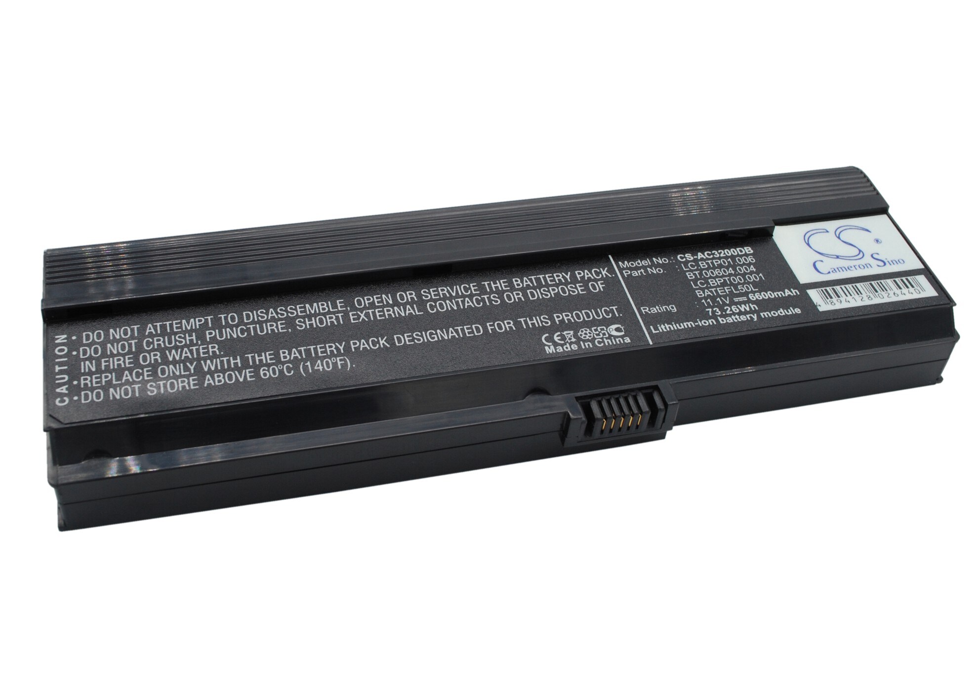 Batteri til bærbar PC for Acer AS36802682, Aspire 3050, Aspire 3050-1733 og andre.