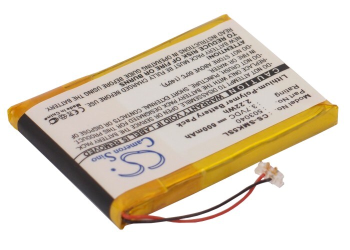 Batteri for mediespiller for Samsung YP-K5, YP-K5J