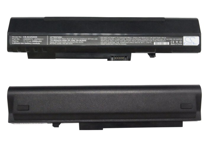 Batteri til bærbar PC for Acer Aspire One, Aspire One A110-1295 og andre.