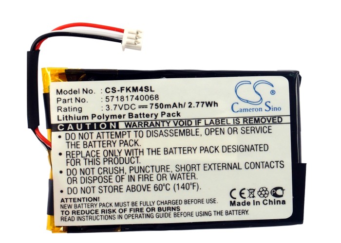 Batteri for Navigator, GPS for FALK M2, M4, M6 osv.