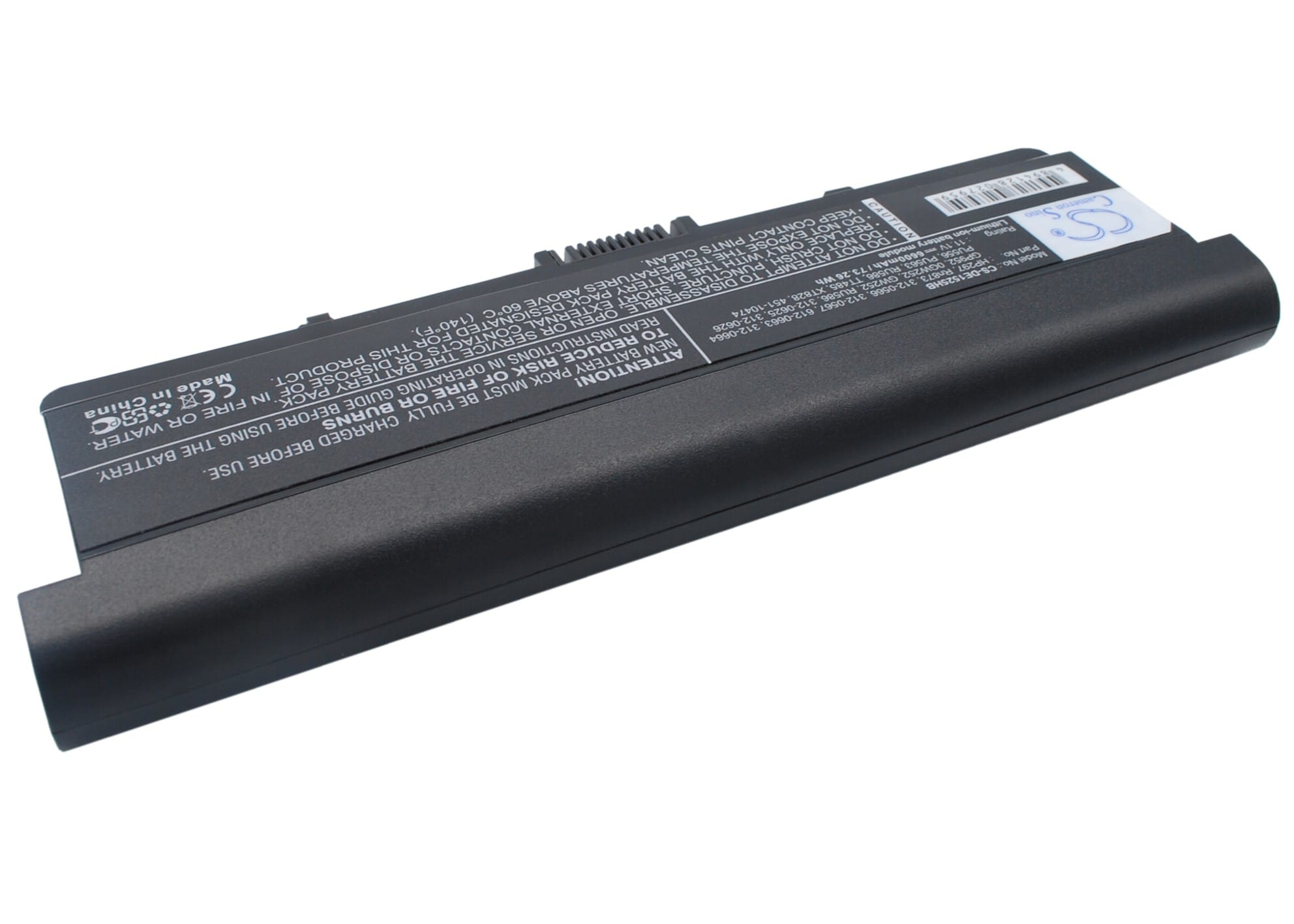Batteri til bærbar PC for DELL Inspiron 1525, Inspiron 1526, Inspiron 1545 og andre.