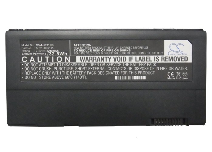 Batteri til bærbar PC for Asus Eee PC S101H, Eee PC 1002, Eee PC 1002HA og andre.