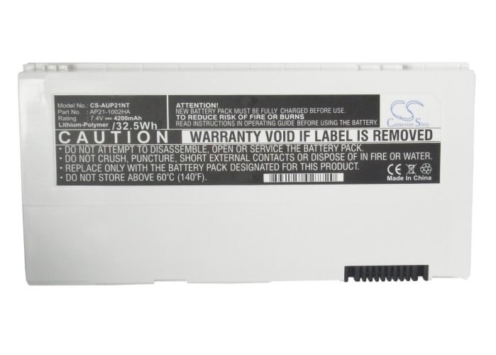 Batteri til bærbar PC for Asus Eee PC S101H, Eee PC 1002, Eee PC 1002HA og andre.