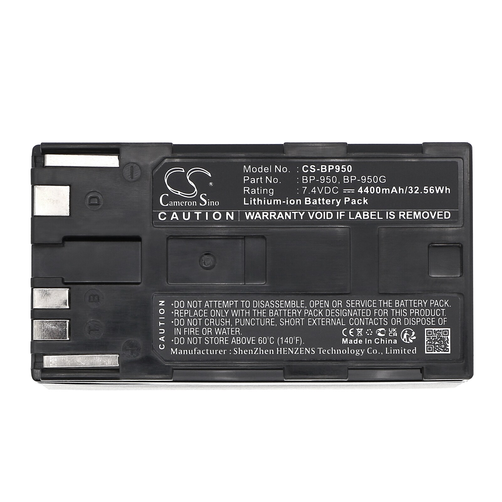 Batteri til kamera for Canon ES-8000V, V50Hi, FV500 etc.