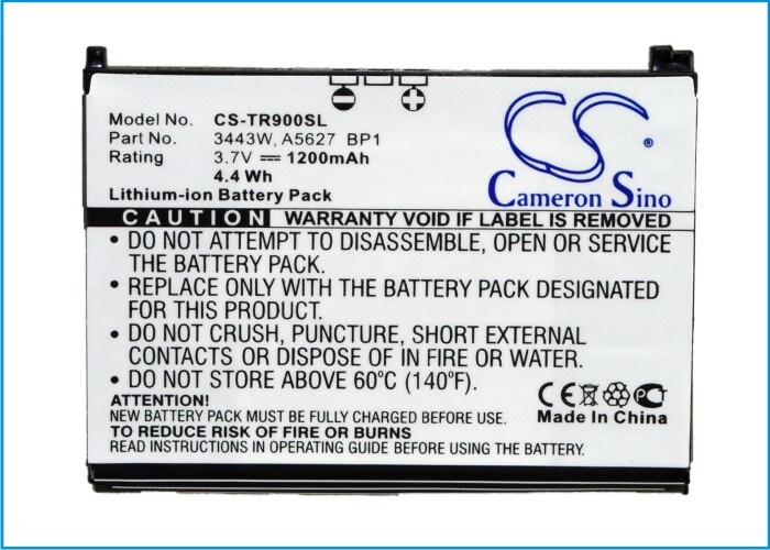 Batteri for SmartPhone, mobil for Palm Pre, Treo Pre, Pre Plus osv.