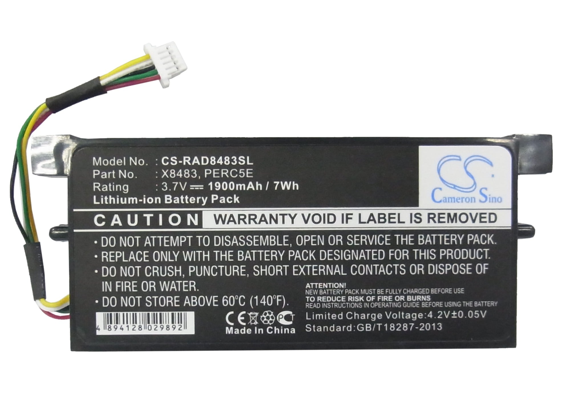 Batteri for RAID-kontroller for DELL Poweredge PERC5e med BBU-kontaktkabel