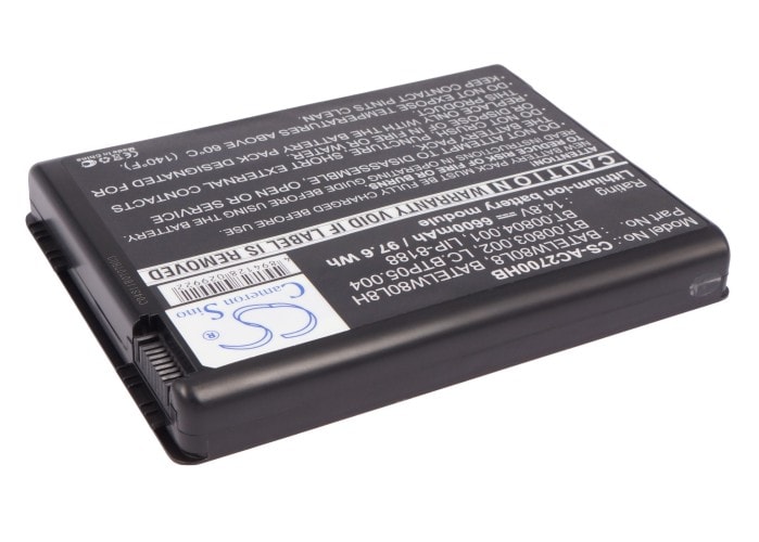 Batteri til bærbar PC for Acer TravelMate 2200, TravelMate 2201 og andre.