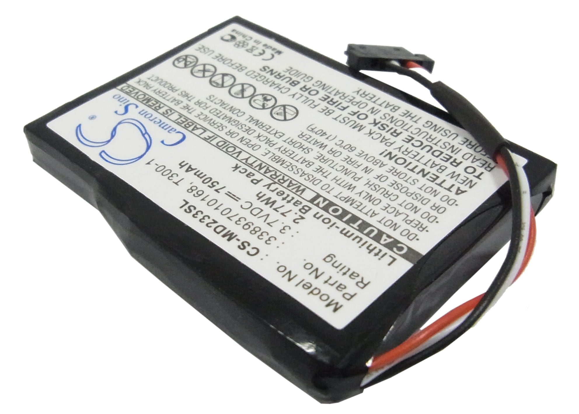 Batteri for Navigator, GPS for Medion GoPal E4435, MD97182, GoPal E4430 og andre.