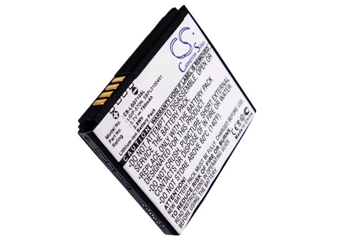Batteri for SmartPhone, Mobil for LG GD710, GD710 Shine II, Shine II og andre.