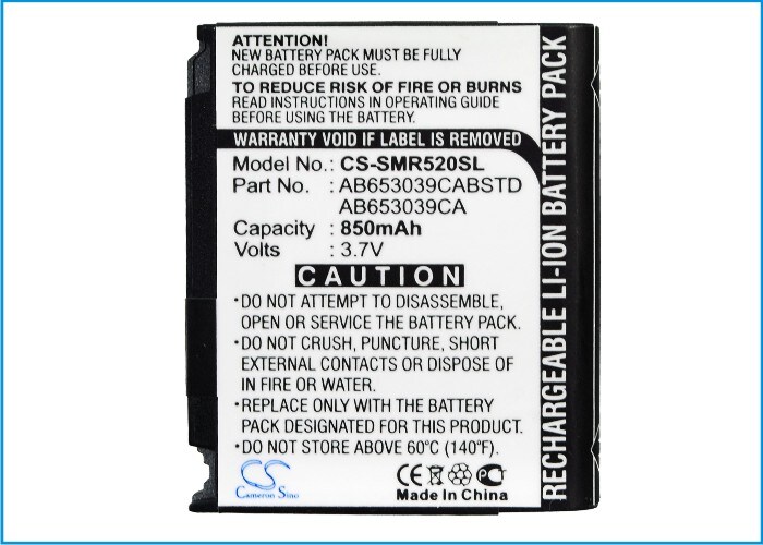 Batteri for SmartPhone, Mobil for Samsung SGH-T639, SGH-A777, Magnet A257 og andre.