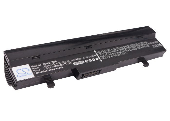 Batteri til bærbar PC for Asus Eee PC 1005HA, Eee PC 1005HA-BLK140X og andre.