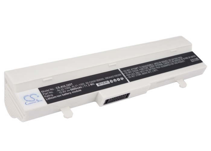 Batteri til bærbar PC for Asus Eee PC 1005HA, Eee PC 1005HA-BLK140X og andre.