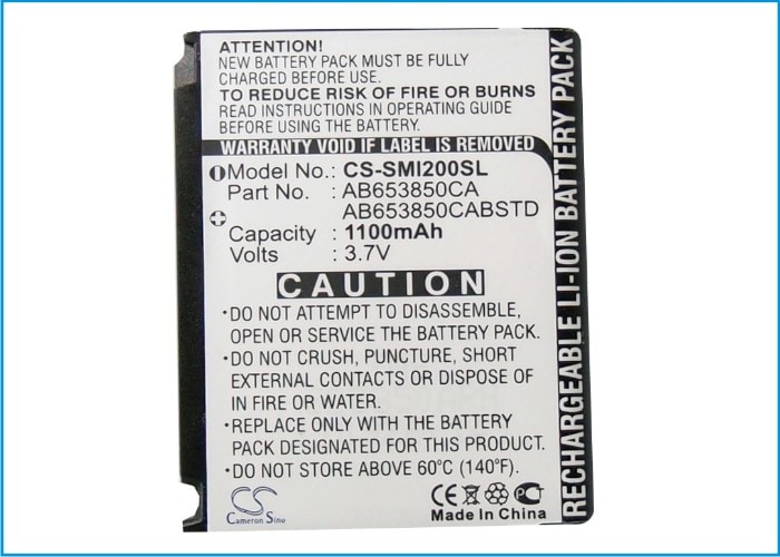 Batteri for SmartPhone, Mobil for Samsung SCH-i220, SCH-i220 Code, SCH-I627 og andre.