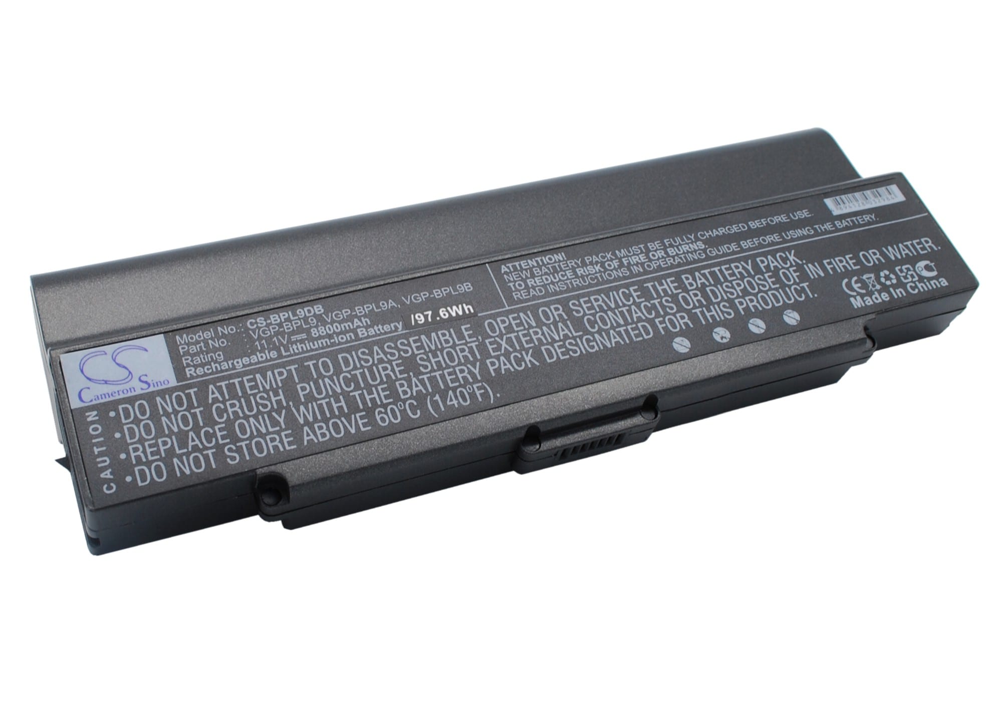 Batteri til bærbar PC for Sony VAIO VGN-AR41E, VAIO VGN-AR41L og andre.