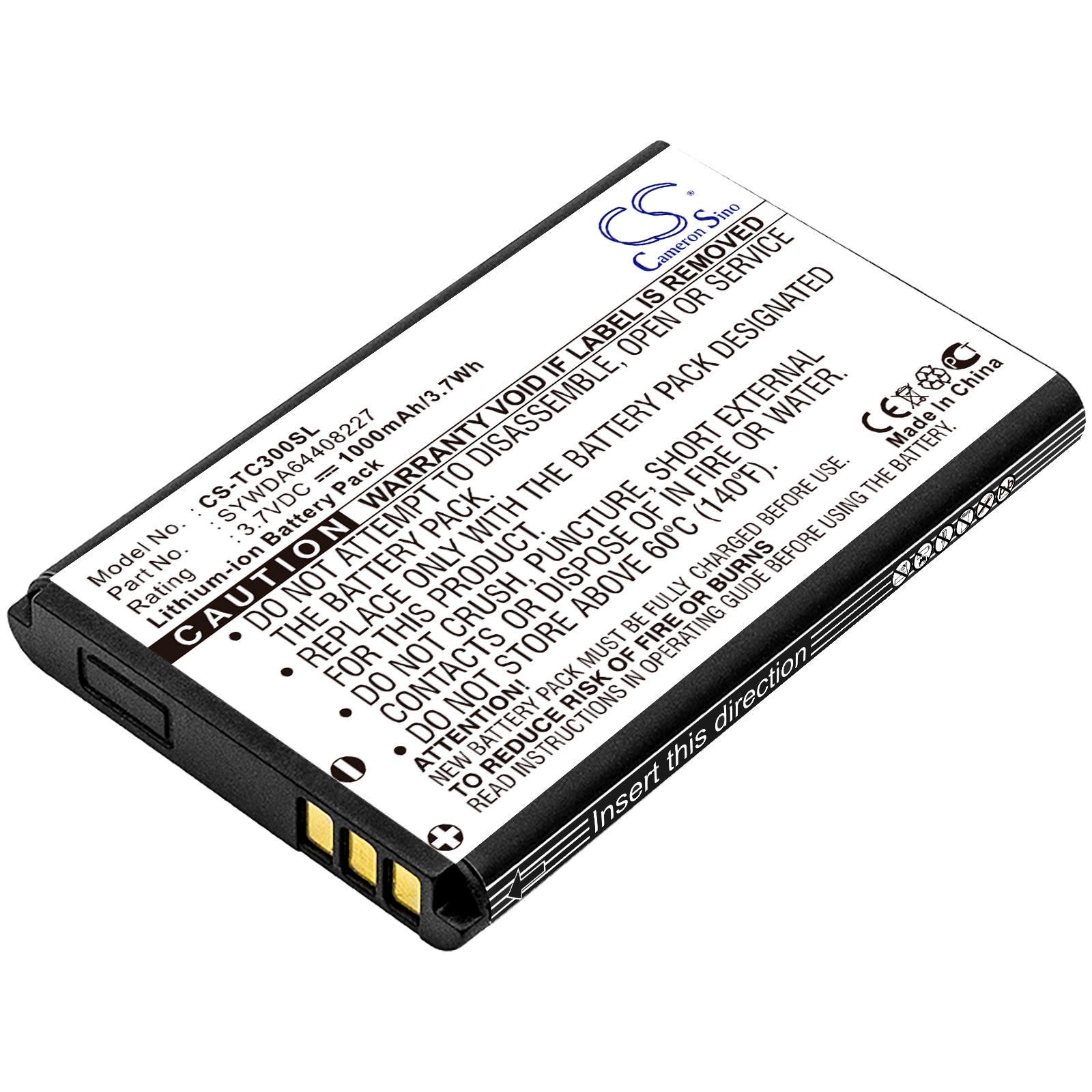 Batteri for Pocket PC, PDA for Arcor Pirelli Twintel DP-L10