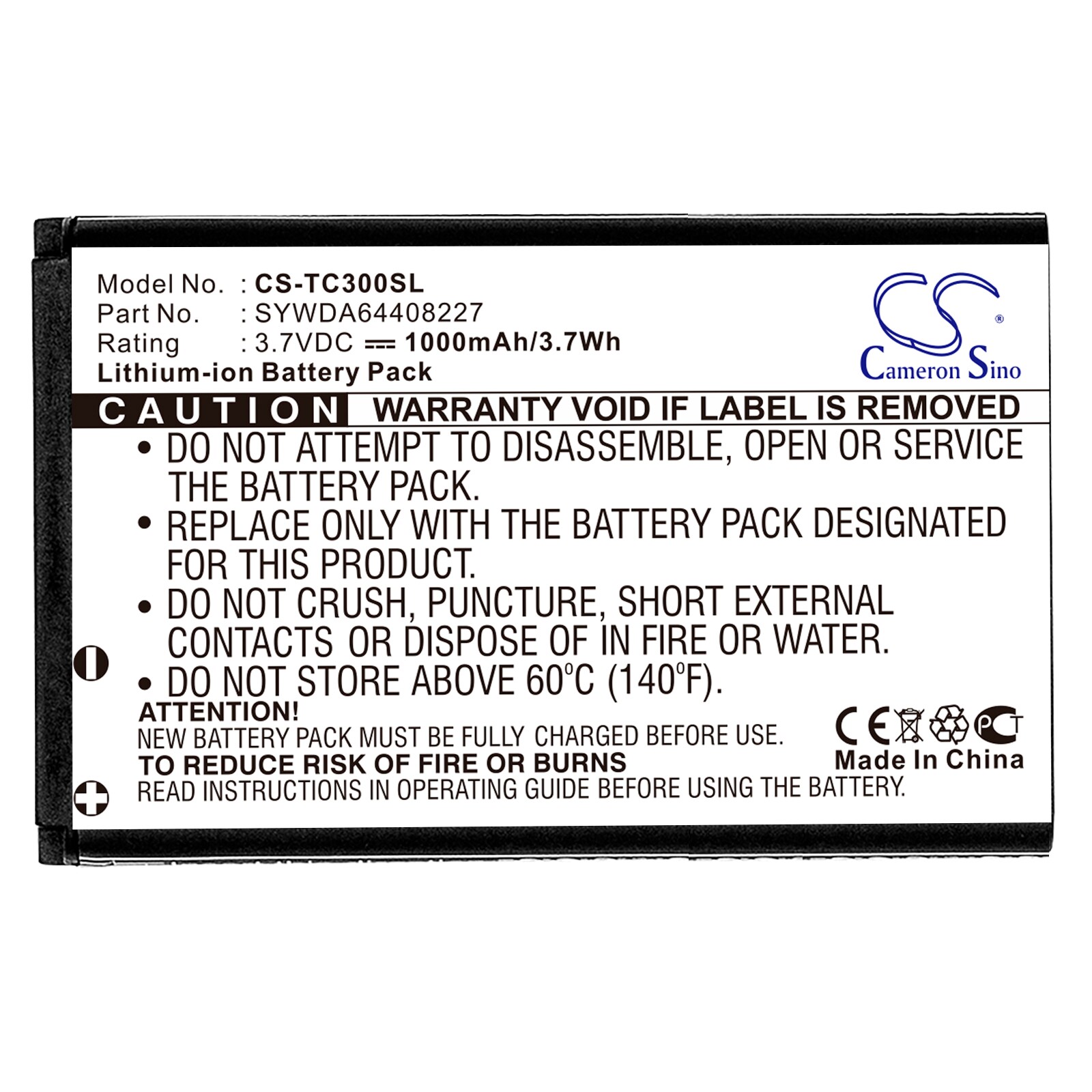 Batteri for Pocket PC, PDA for Arcor Pirelli Twintel DP-L10