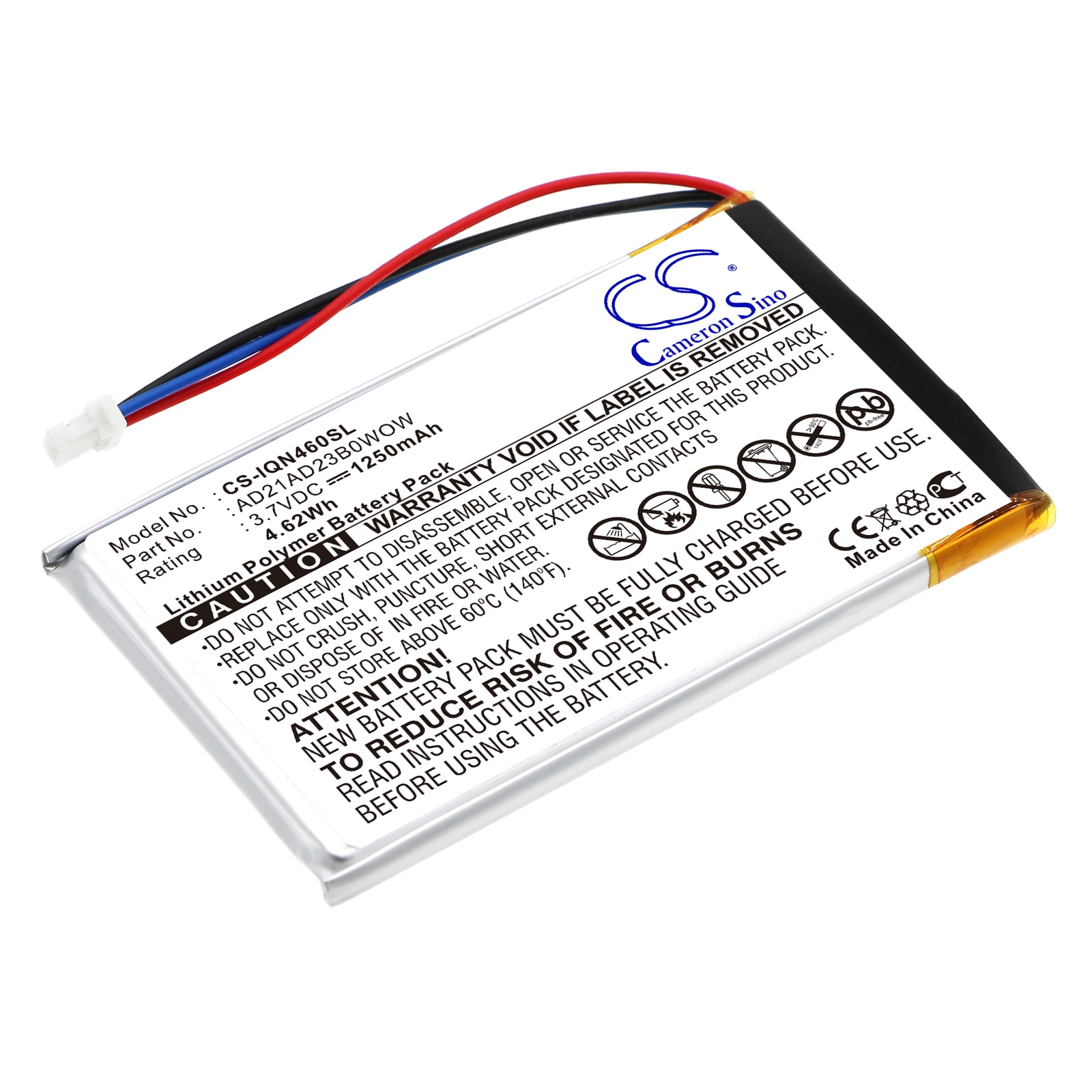 Batteri for navigator, GPS for Garmin Nuvi 465, Nuvi 465T, Nuvi 465LTM