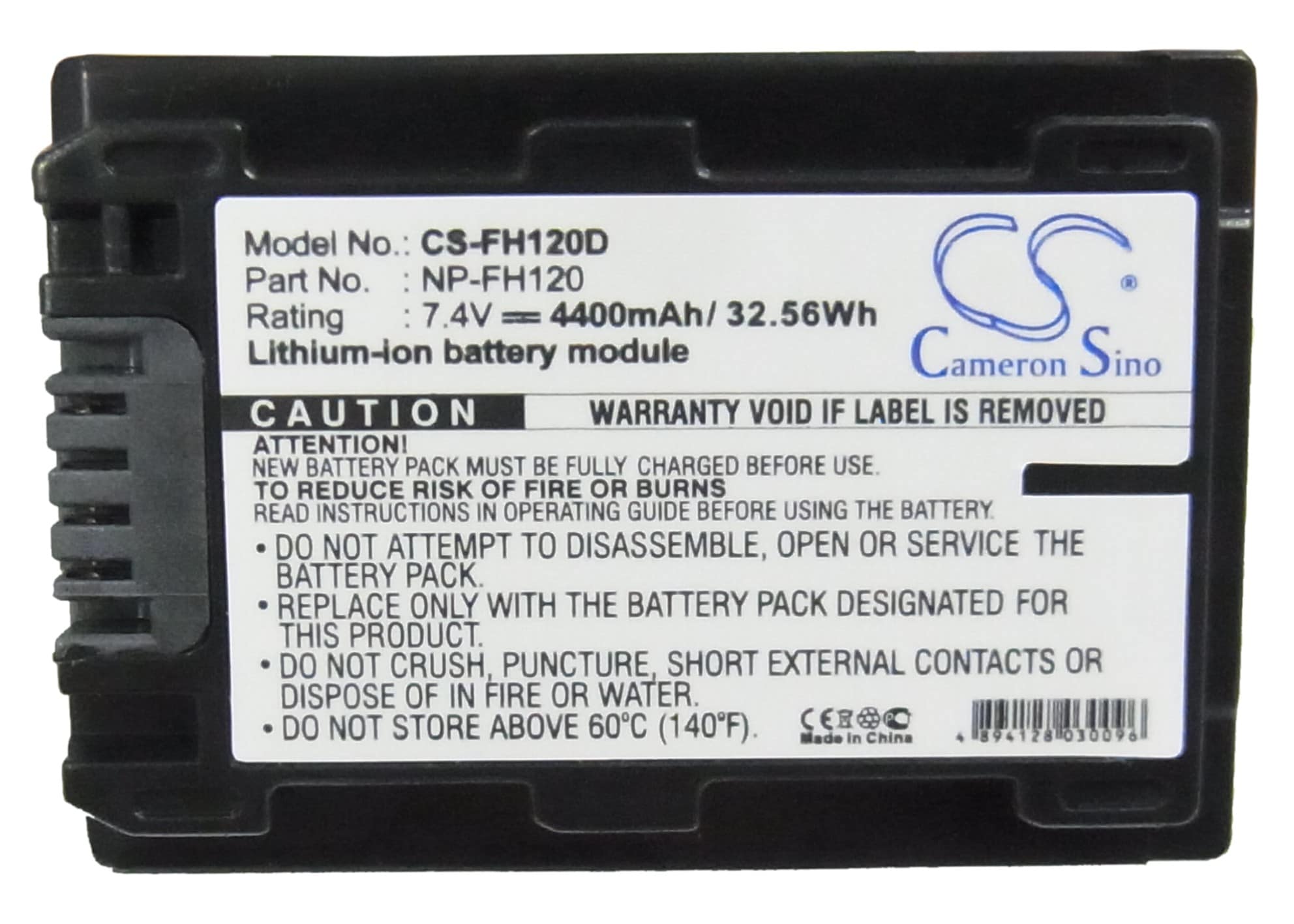 Batteri til kamera for Sony DCR-DVD908E, DCR-HC47, HDR-HC7E osv.