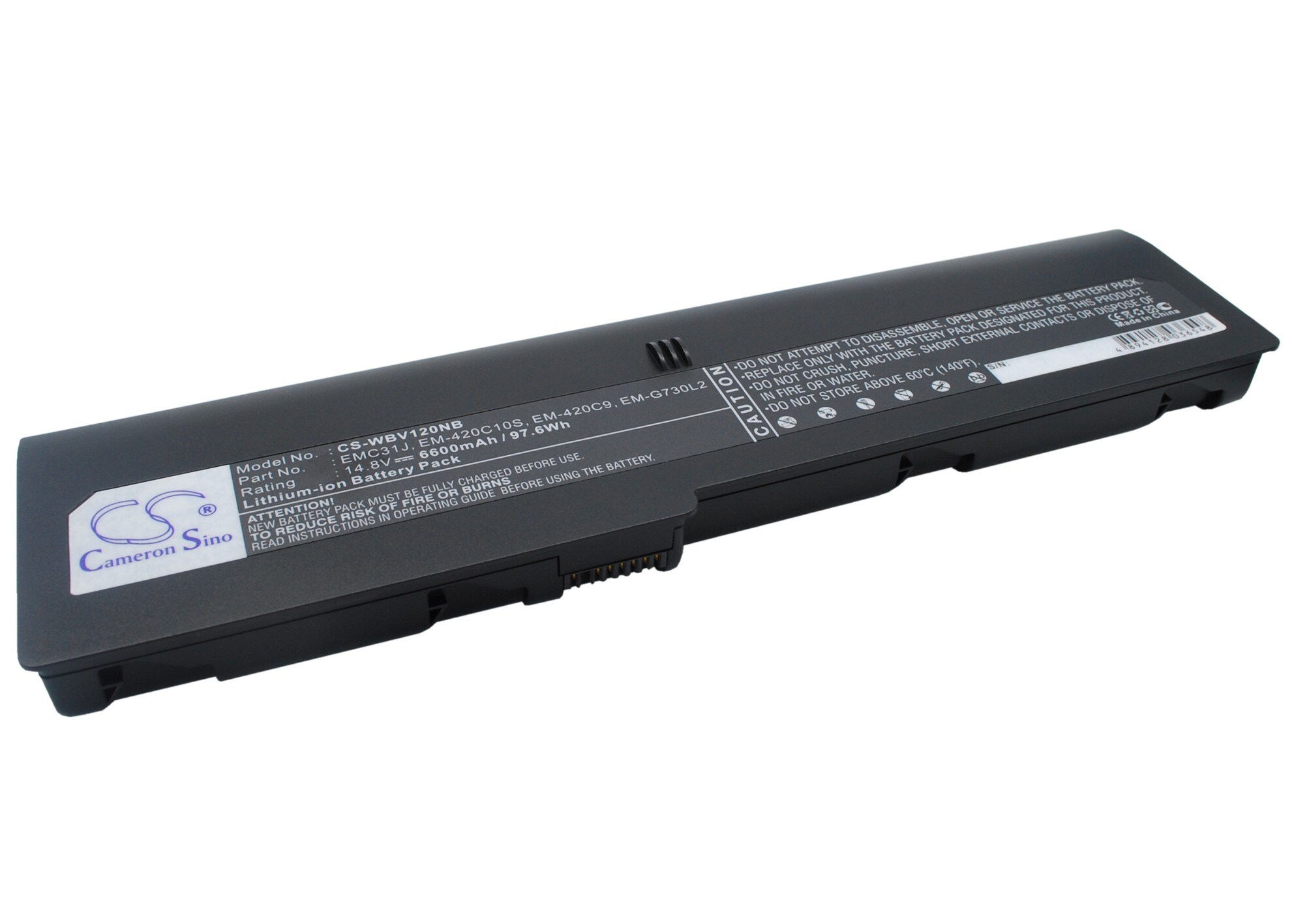 Batteri til bærbar datamaskin for Hyperdata Green 732, Green 732e