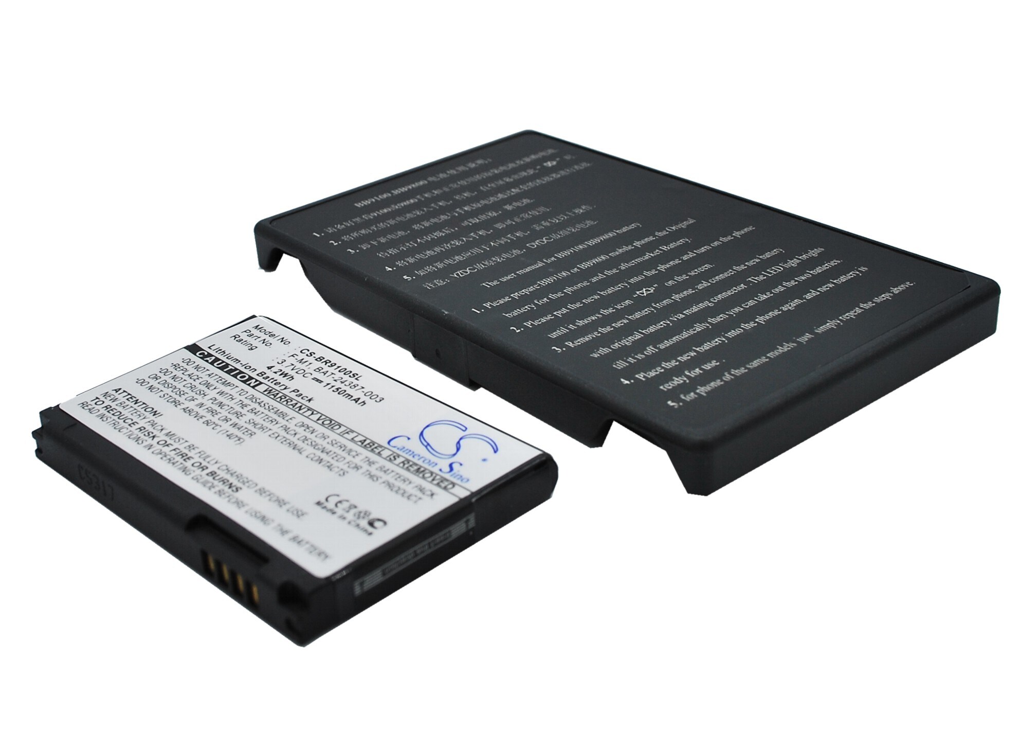Batteri for SmartPhone, mobil for BlackBerry Pearl 3G, Pearl 2, Pearl 9100 osv.
