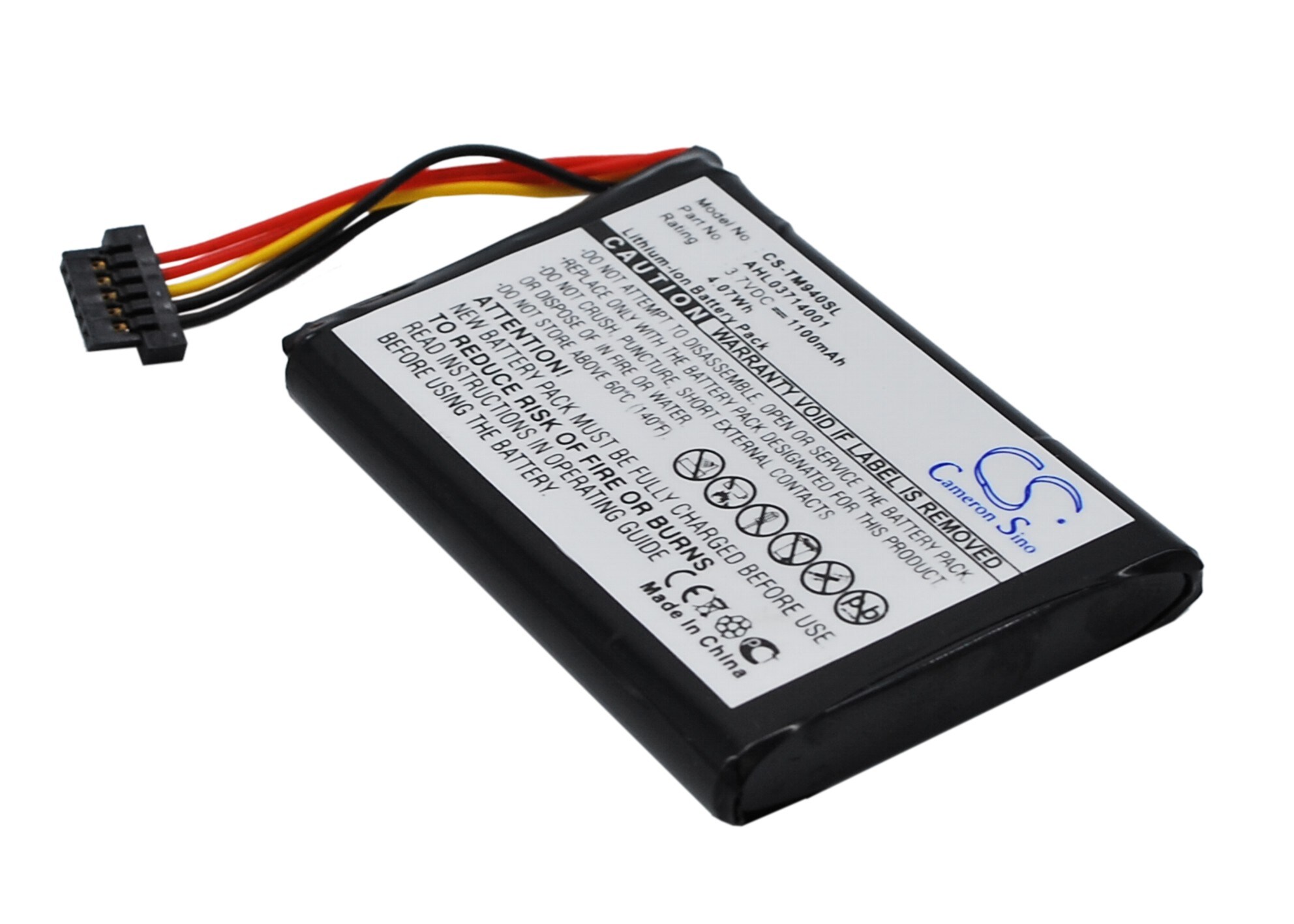 Batteri for navigator, GPS for TomTom Go 940, Go 940 Live