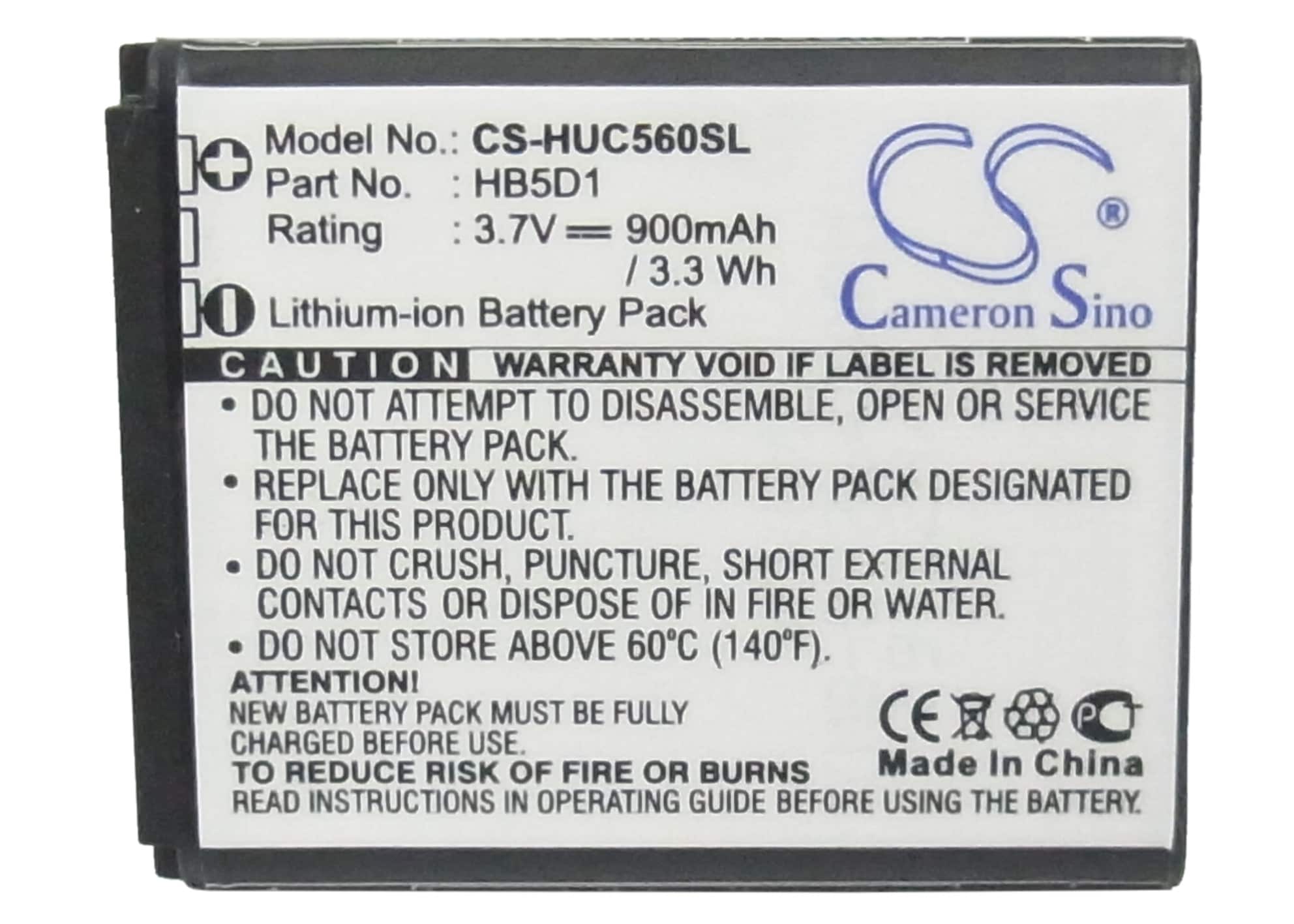 Batteri for SmartPhone, Mobil for Huawei C5600, C5110, C5700 etc.
