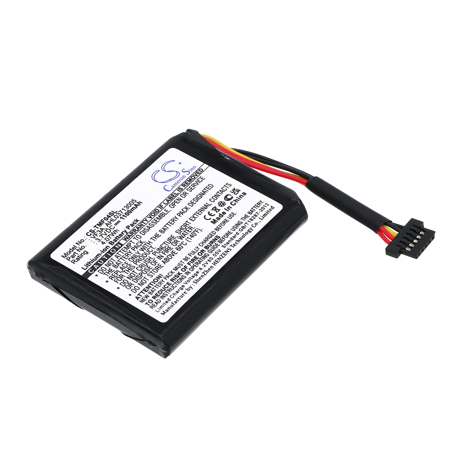 Batteri for Navigator, GPS for TomTom XL Live, 4EL0.001.01, XL LIVE TTS 4EL0.017.01 og andre.