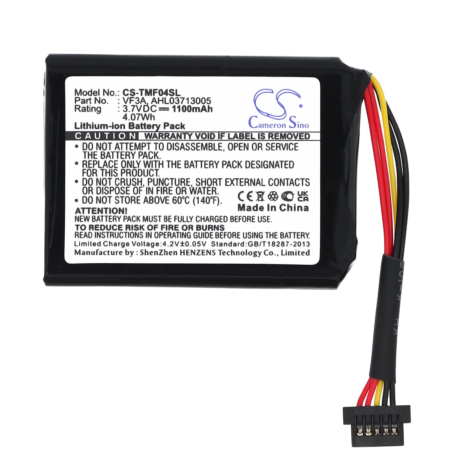 Batteri for Navigator, GPS for TomTom XL Live, 4EL0.001.01, XL LIVE TTS 4EL0.017.01 og andre.