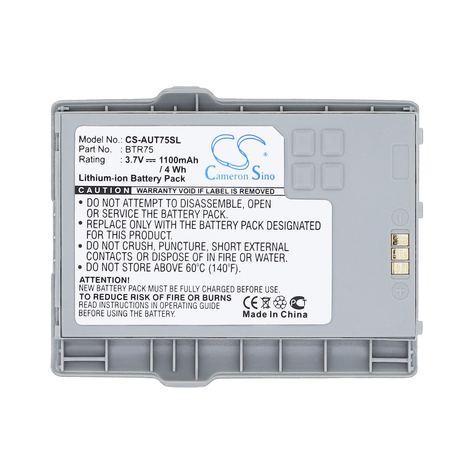 Batteri for SmartPhone, Mobil for AudioVox Quickfire, GTX75