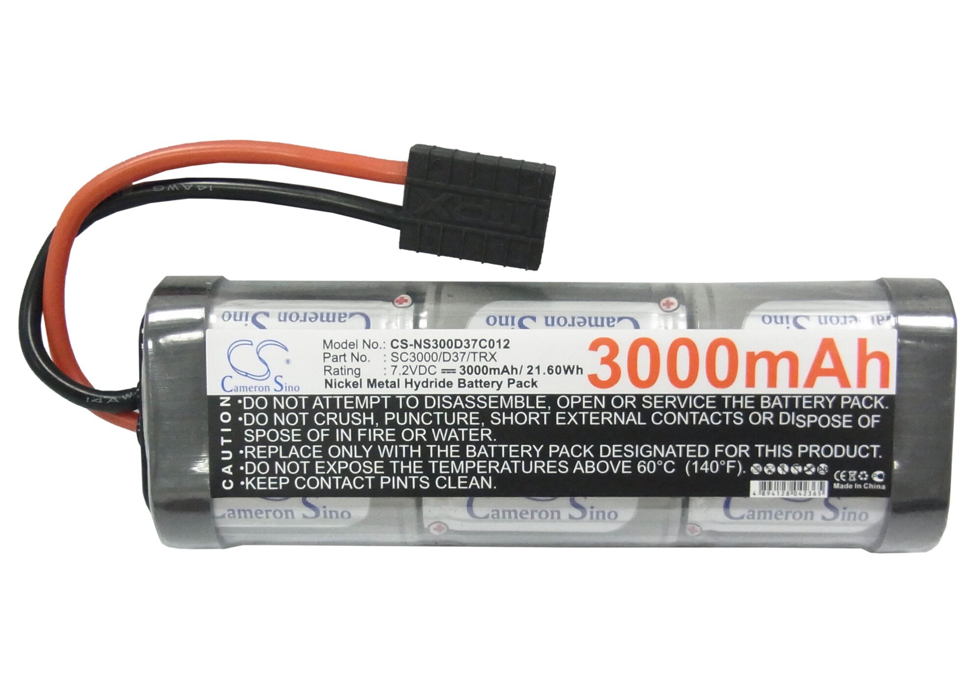 Batteri til biler for RC CS-NS300D37C012