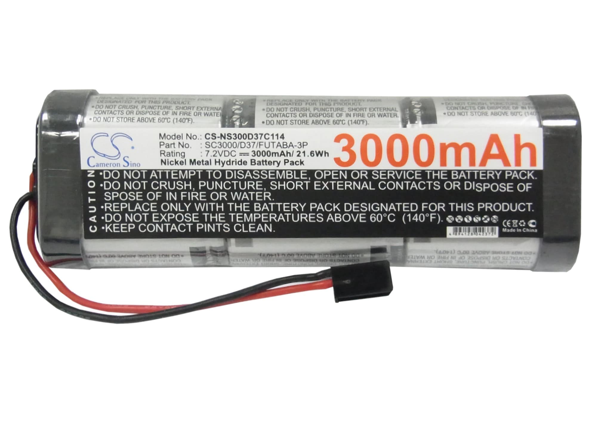 Batteri til biler for RC CS-NS300D37C114