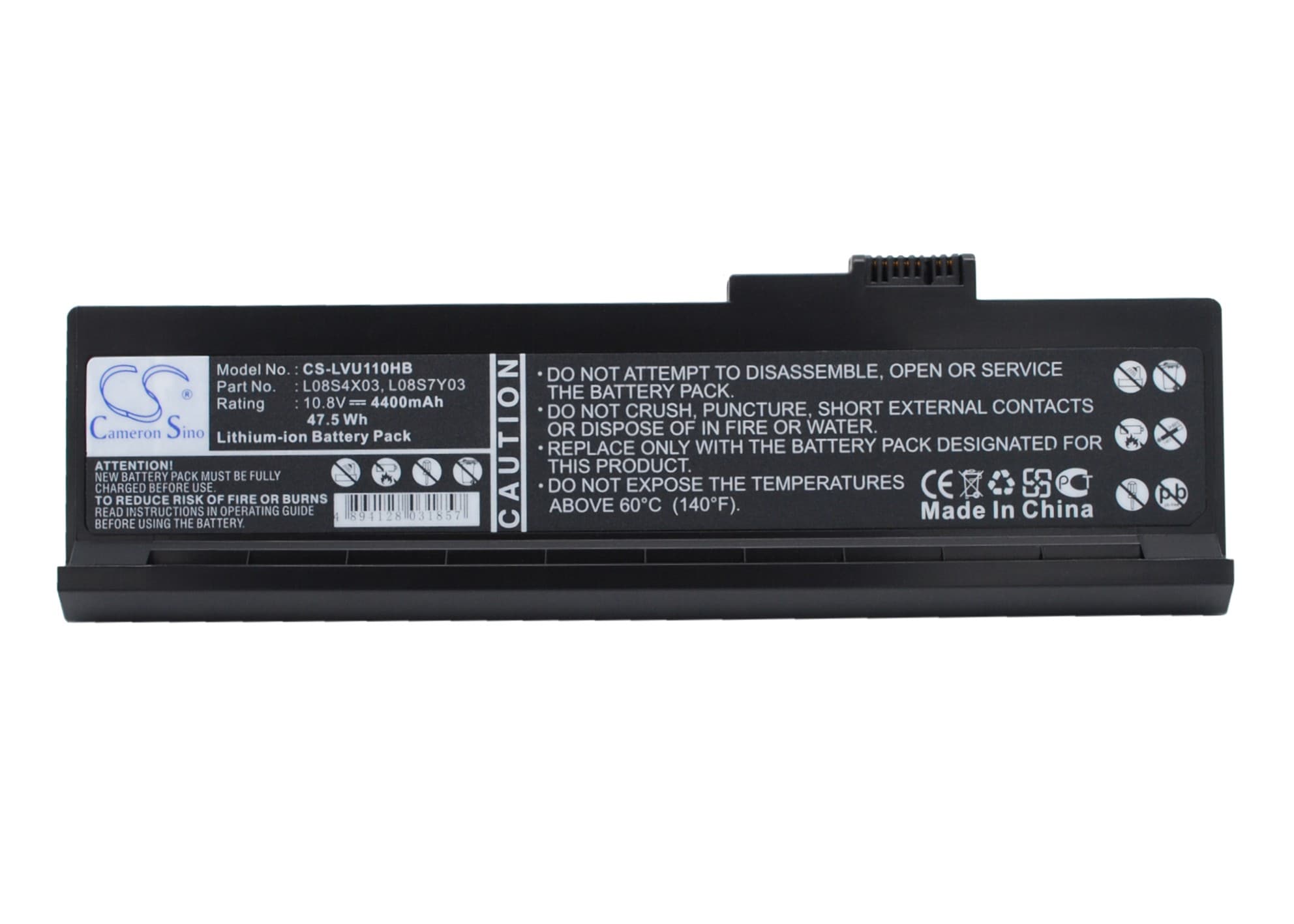 Batteri til bærbar PC for Lenovo ideapad U110, ideapad U110 11306