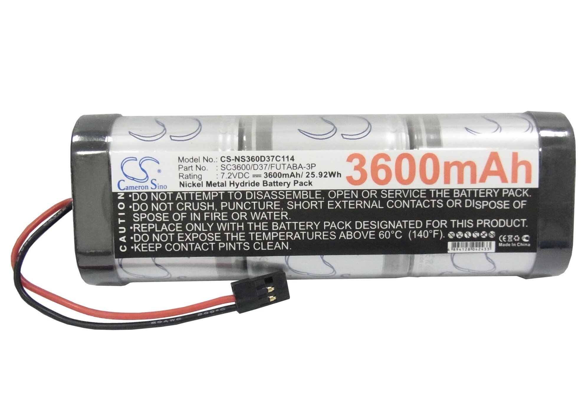 Batteri til biler for RC CS-NS360D37C114