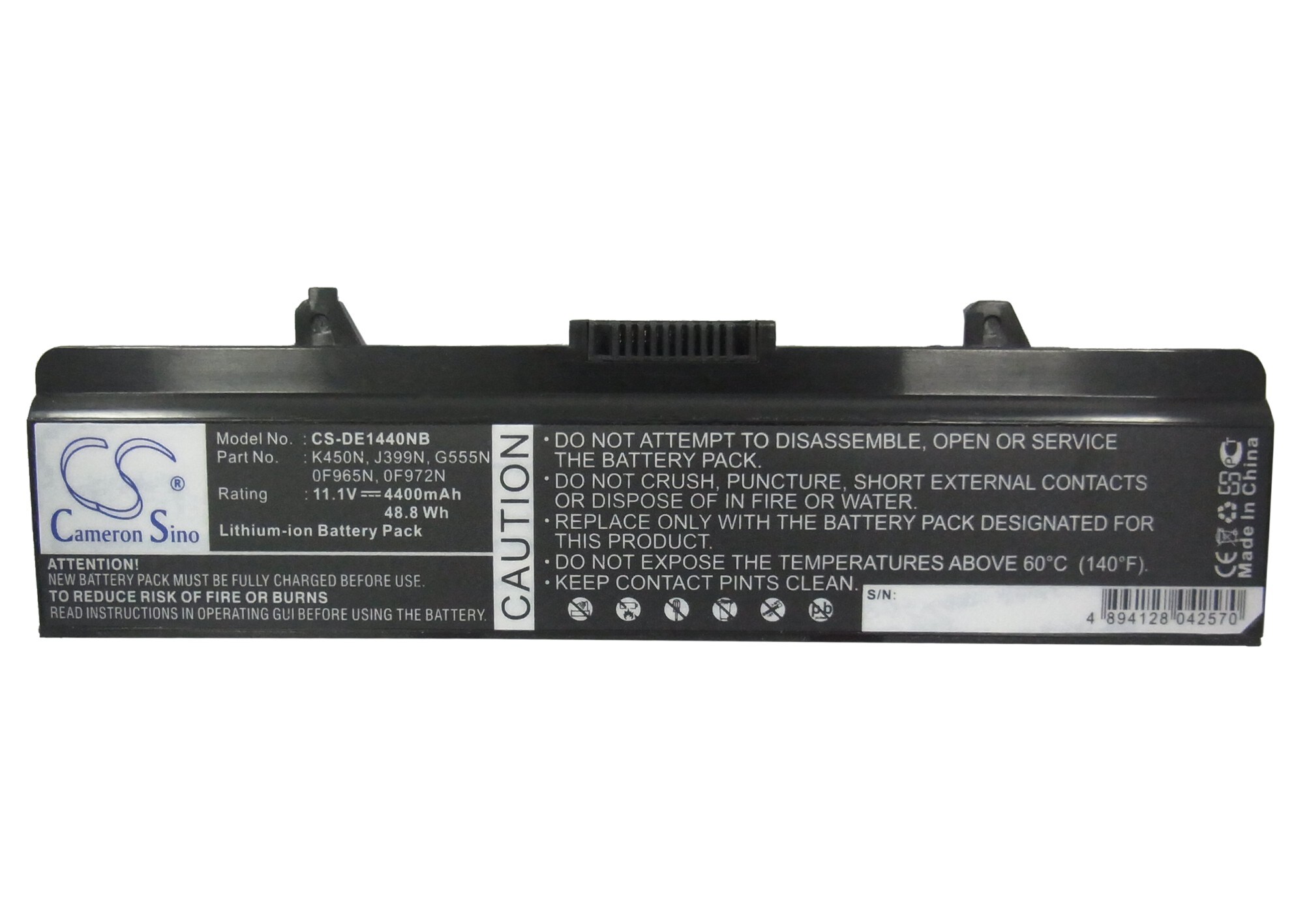 Batteri til bærbar PC for Dell Inspiron 1440, Inspiron 1750