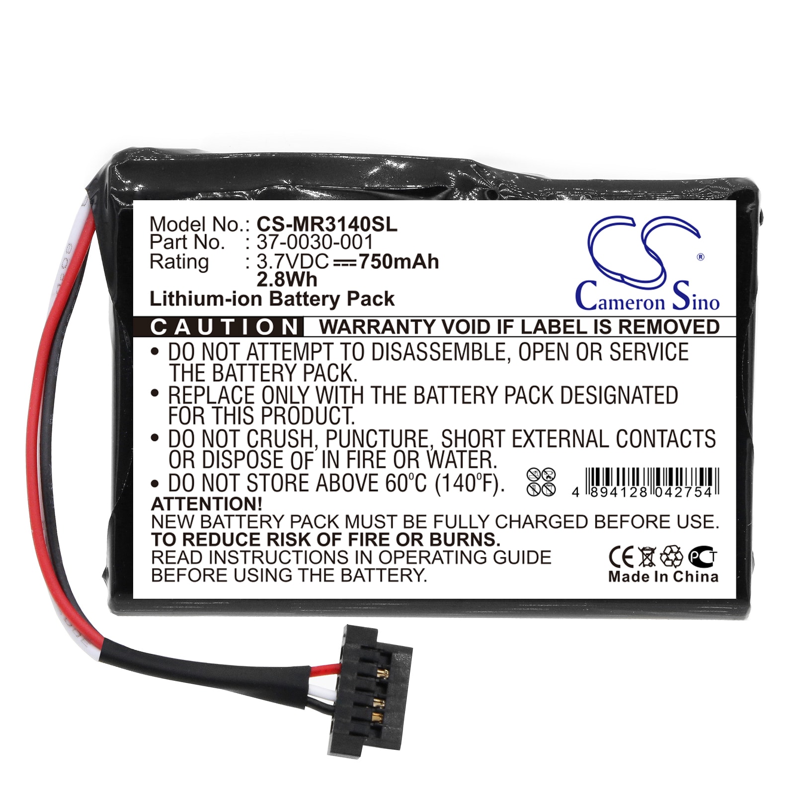 Batteri til Navigator, GPS for Magellan Maestro 3140