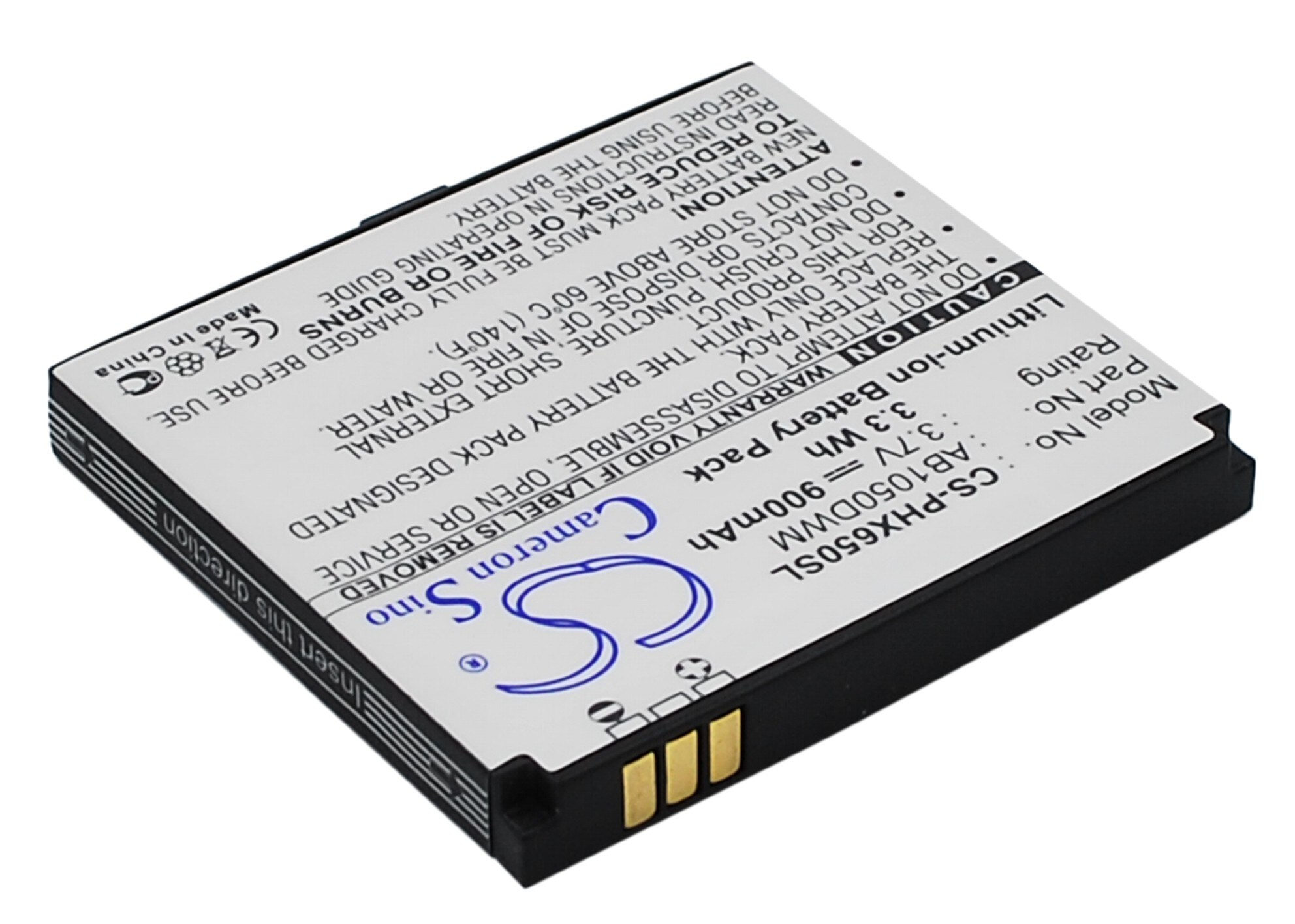 Batteri for SmartPhone, Mobil for Philips Xenium X810, Xenium X650, Xenium X510 og andre.