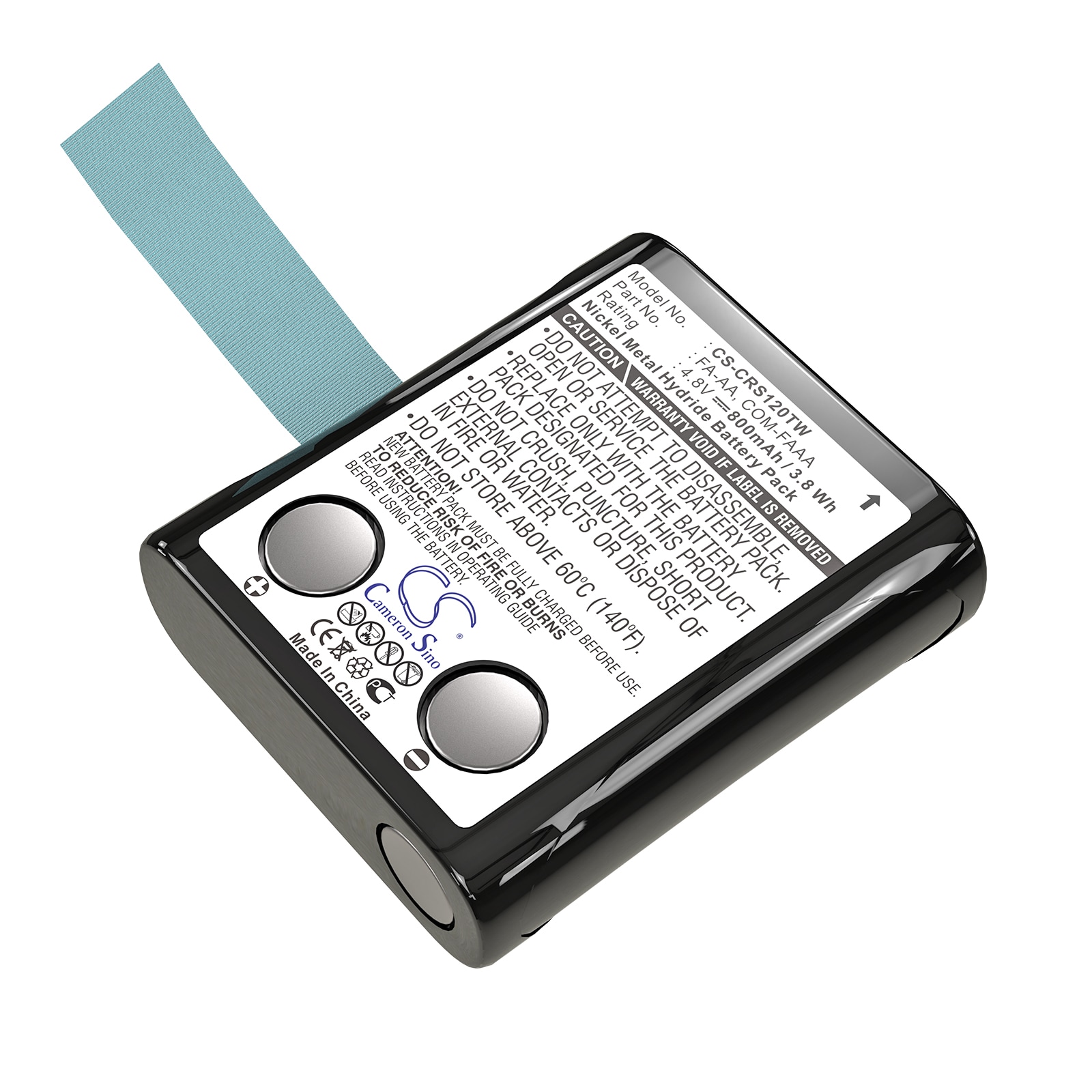 Batteri for Toveis-radio for Cobra FRS120, FRS117, FRS225