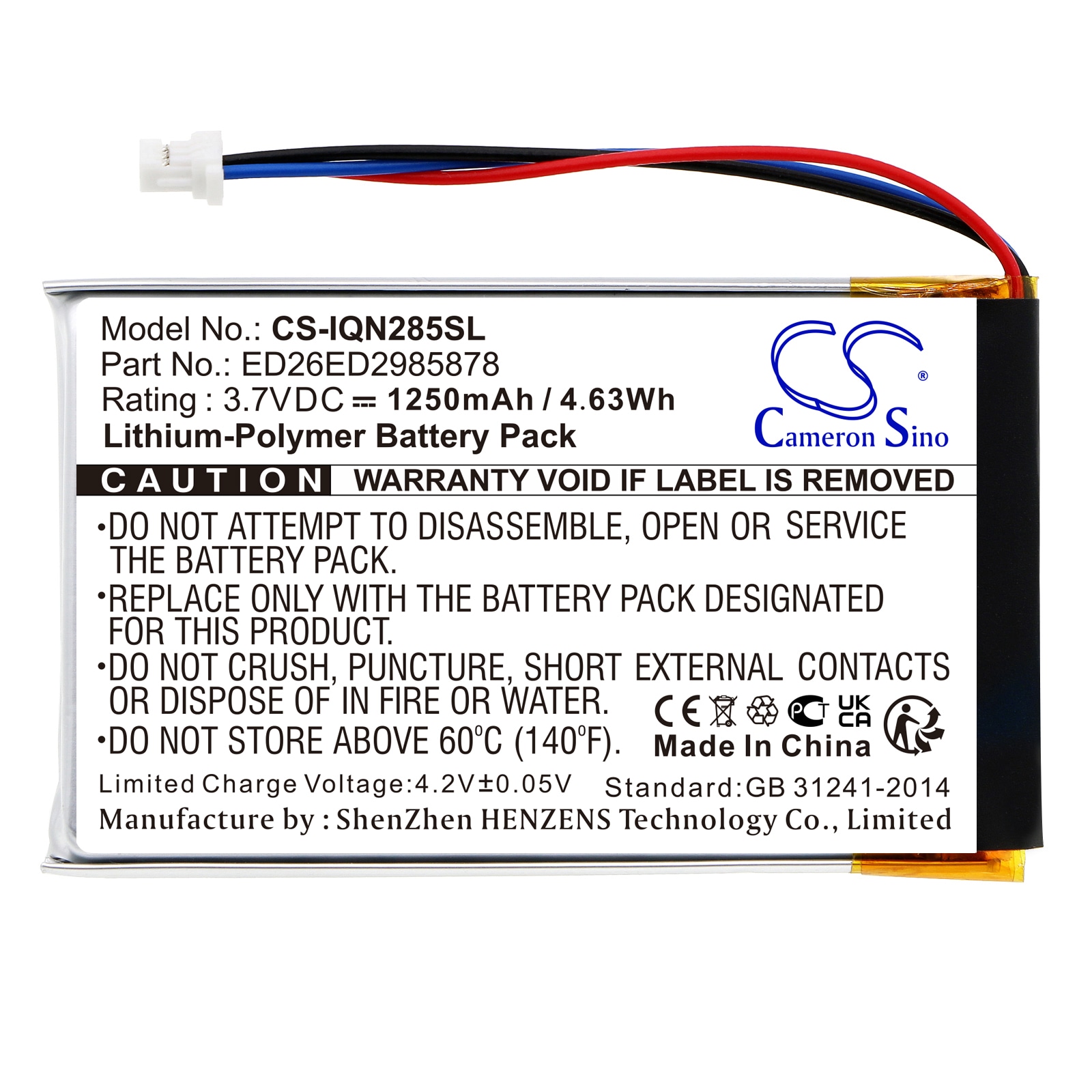 Batteri for navigator, GPS for Garmin Nuvi 285, Nuvi 285W, Nuvi 285WT