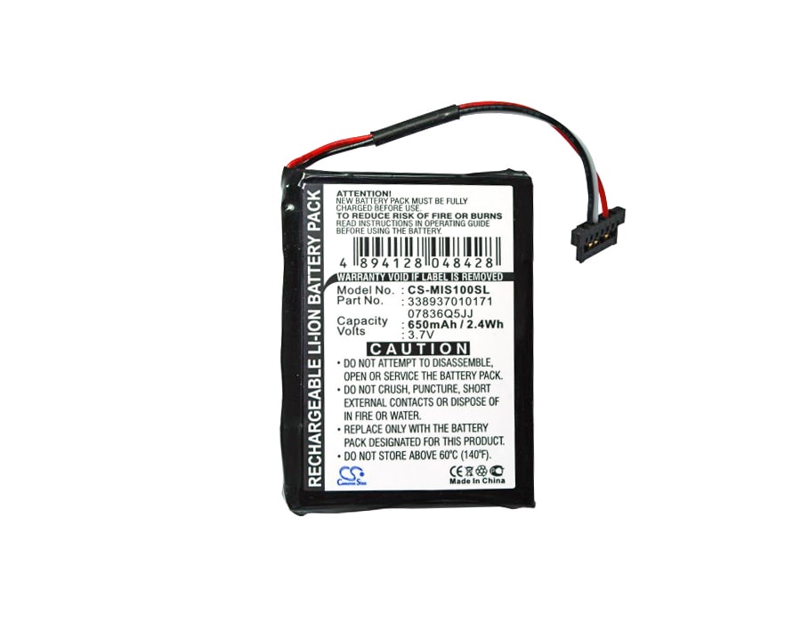 Batteri for Navigator, GPS for Navman Spirit S100, Spirit S100T, Spirit S150