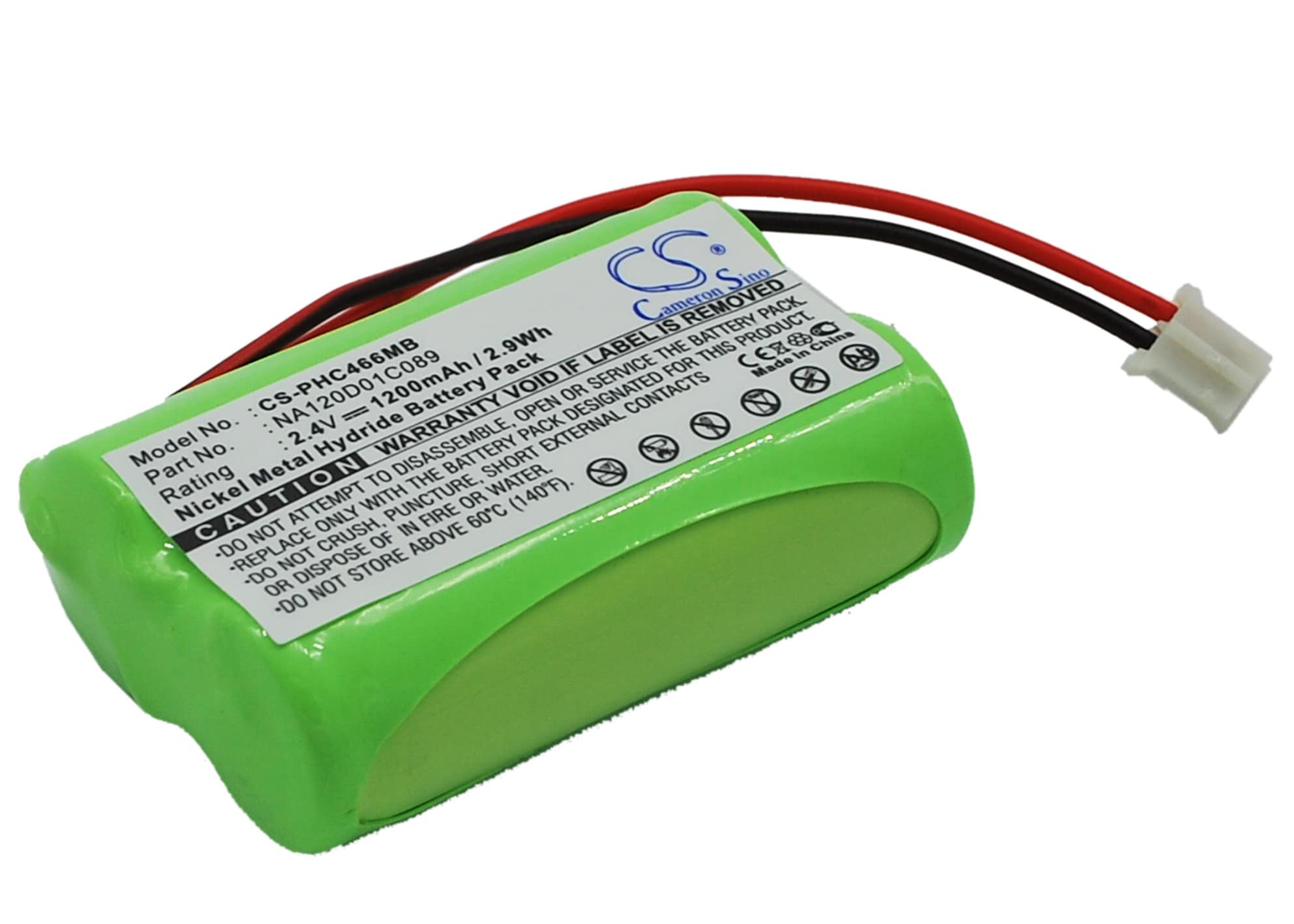 Batteri til BabyPhone for Philips SBC-SC477, SBC-SC466, SBC-SC487 og andre.